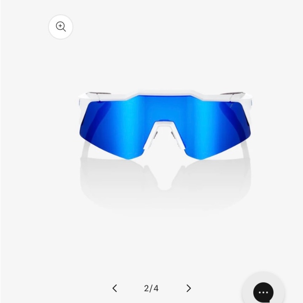 100% SPEEDCRAFT® XS
Matte White
Blue Multilayer Mirror Lens